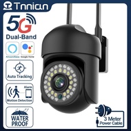 Tnnian 5MP 5G WIFI Outdoor Camera AI Human Tracking Security Surveillance PTZ Camera Full Color Night Vision YILOT