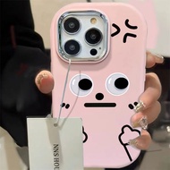 Phone Phone Case Suitable for iPhone x xs xr xsmax 11 12 13 14 15 Pro max Plus Electroplating Photo Frame Cute Three-Dimensional Eyes Silicone Soft Case All-Inclusive Large Hole Shock-resistant Mobile Phone Protective Case Shell T