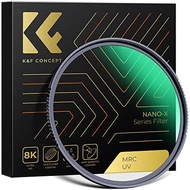 K&F Concept 77mm Lens Protection Filter AGC Optical Glass HD Super Resolution High Transmittance Low