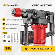 Heavy Duty Rotary Hammer Drill 2200W High Power Electric Hammer Concrete Demolition Hammer Concrete 