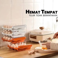 2-Tier Egg Storage Box Organizer 2-Tier Egg Rack Egg Box Egg Storage Box Multipurpose Rack meta Egg 