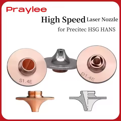 Fiber Laser Cutting Nozzle High Speed Laser Nozzle D32 D28 H15 1.5mm 2mm Caliber Precitec Raytools H