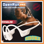 Original SHOKZ Openrun Pro Bone Conduction Earphone IP55 Water-Resistant Wireless Headset Bluetooth 5.1 Sport Earbuds Open-Ear