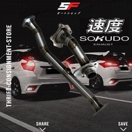 Downpipe Frontpipe SOKUDO Brio City Jazz Freed BRV Mobilio GE8 GK5 DD1 L12A L12B L13A L13B L15Z L15A