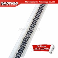 50PCS 2512 SMD Resistor 5% alloy resistor 2W 0.005R 0.005 ohm 5mR R005