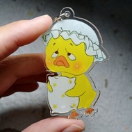 GANTUNGAN Upset Duck keychain Wanna Sleep Duck Upset Duck keychain