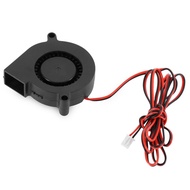 Air Blower Turbo Fan Ultra-Quiet Small DC Cooling Fan 5015 DIY 3D Printer Assembly Kit for RepRap E1