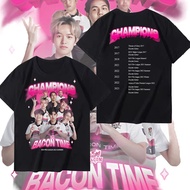 🙂 เสื้อยืด Bacon Time พิมพ์ลาย ผ้าCotton 100% SIZE S-5XL