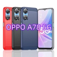 OPPO A78 5G Carbon Fiber CPH2483 Shock-Resistant Phone Case A78 5G Protective