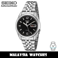 Seiko 5 SNK393K1 Automatic See-thru Back Black Dial Silver-Tone Stainless Steel Men's Watch
