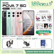 TECNO POVA 7 5G RAM 8/128GB 8/256GB - TECNO POVA 7 5G  RAM 8+8GB  GARANSI RESMI TECNO INDONESIA