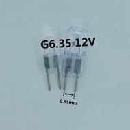 5Pcs G6.35 12V Bulb 50W Machine Work Lamp G6.35 12V 75W G6.35 12V