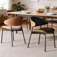 Solid Wood Dining Chair Home Backrest Chair Eames Chair Bow