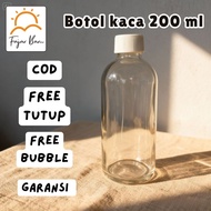 GLASS BOTTLE 200 ML GLASS JUICE BOTTLE/ GLASS COFFEE BOTTLE/
