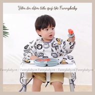 Aristocratic baby bibs, blw weaning shirts waterproof soft breathable fabric