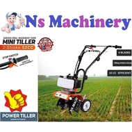 44-5 Mini Tiller Machine Hand Push weeding 52cc 2-Stroke Weeder Petrol Engine Cultivator Rotary Cult