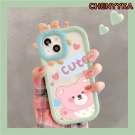 CHENYYKA Casing Hp OPPO A12 A12s A5s A7 A11K Case HP lensa kamera Monster kecil Casing pinggiran Sof