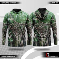 Baju berburu camo/Jersey camo hunting natural/Jersey camo tangan panjang/Baju camo Hoodie/Baju pembu