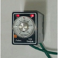 🌞🌞[TH3A-Black 30S] [30 Seconds AC110V AC220V] RELAY JETEC TIMER TIMER Time Power Station RELAY TIMER