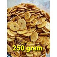 Banana chips banana coin chips 250 gr qie.osMANIS