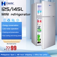 Mini Refrigerator With Freezer 138L For Room Frost Fridge Save Electricity Inverter