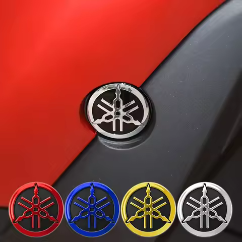 5cm 4.5cm 3D Car Motorcycle Modified Car Sticker ABS Car Stickers Round Sticker Decal Badge Logo For