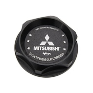 Aluminium Car Engine Oil Cap Oil Tank Cap For MITSUBISHI Oil Filler Caps Auto Racing Modified Covers RALLIART MIVEC EVOL