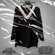 RODEM ORIGINAL/BLOUSE IMPORT PREMIUM/KOREAN BLOUSE/BLACK BLOUSE IMPORT SAILOR BOHEMIAN STYLE/PREMIUM