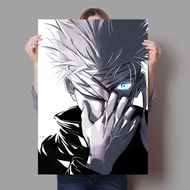 Perilla-Anime "Jujutsu War" Satoru Gojo - "The Jujutsu" โปสเตอร์ Manga Satoru Suku ผ้าใบวาดภาพการพิม