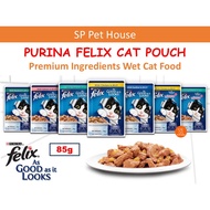 *PKT* Purina Felix Cat Pouch Wet Food 85g - Makanan Basah Kucing Felix