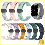 H9 Pro Max Smart Watch magnetic folding buckle soft silicone strap H9 Max smartwatch replacement wri