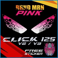 ✝ HONDA CLICK 125 150 CIRCUIT X HONEYCOMB HEADLIGHT STICKER TINT PROTECTOR