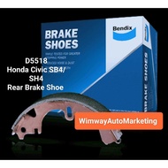 D5518 HONDA CIVIC SB4 SH4 REAR BRAKE SHOE [ BENDIX ]