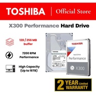 Toshiba X300 3.5" SATA 6.0Gbit/s 7200RPM Performance Internal Hard Drive Dalaman(4TB/6TB/8TB/10TB/12