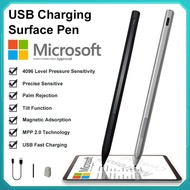 Stylus Pen for Surface USB-C Charging 4096 for Microsoft Surface Pro 8 7 6 5 4 3 X/ Surface 3/Go 3 2