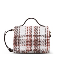 Asiro Meghan Tweed Acrilic Hand Bag Beige