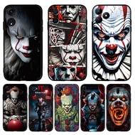 for OPPO Reno 8T 7 lite 7z 5G 6 4G 11F 12F 12FS 12 Clown 7Y28 Black TPU Soft Silicone Casing Phone C