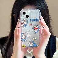 Photo frame airbag soft case for iphone 14promax 11 13 12 7Plus 6 6s XR X XS Max Fashion Doraemon co