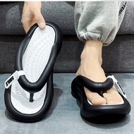 Large Size 39-45 Men's Anti-Slip Casual Flip Flop Lightweight Comfortable Waterproof Beach Slippers