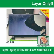 NEW LRSK52 Layar Laptop Notebook LCD LED SLIM 14 inch 40 PIN