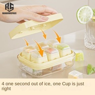 Mini 6-cell Ice Cube Box Press Ice Cube Mold Household Ice Cube Ice Cube Storage Ice Cube Ice Cube Box