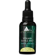 Vitamin D3 + K2 MK7 according to Dr. Michalzik, 1,000 IU D3, 50 ml drops K2VR