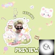 SUPER CUTE SAY HI BROTHERS keychain