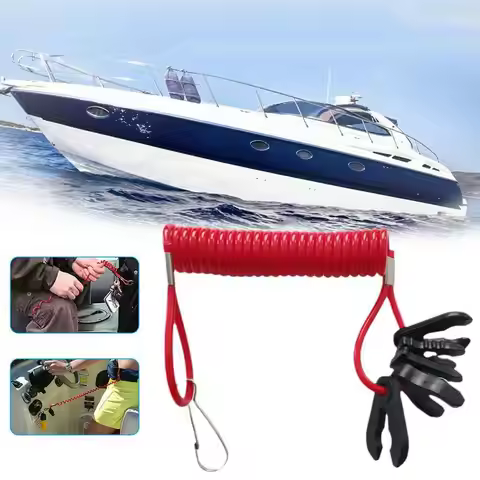 Boat Outboard Engine Motor Kill Stop Switch Lanyard for YAMAHA Honda Mercury/Mariner/Force Tohatsu K
