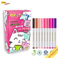 Bút Fiber Pen 36 màu Thiên Long Colokit bút viết Calligraphy Hán Tự viết nét thanh nét đậm brush let