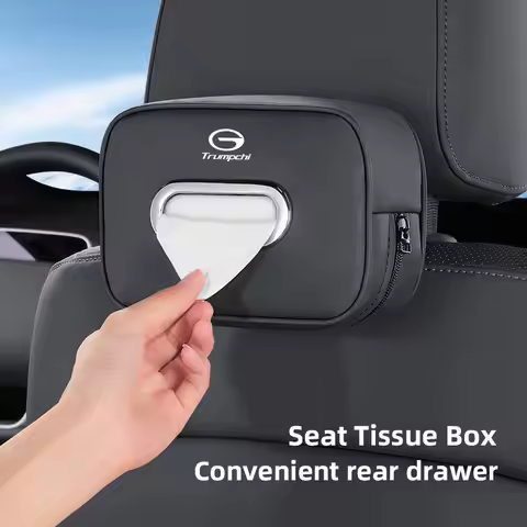 Car Tissue Storage Box Organizer Auto Accesories For GAC MOTOR Trumpchi GS3 M8 M6 GS8 GS4 S7 E8 E9 E