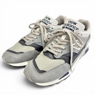 狀況極佳 △ NEW BALANCE U1500UKG 鋼灰色絨面革運動鞋，US9 D淨化草本(27cm)，英國製造，男款。