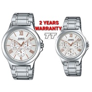 [2YEARS WARRANTY] CASIO Men Ladies Watch Couple Watch MTP-V300D-7A2 LTP-V300D-7A2 Multi hand Watch V300D-7A2 V300L V300D