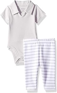 Ultimate Baby Flexy 2 Piece Set (Pant with Short Sleeve Polo Bodysuit)