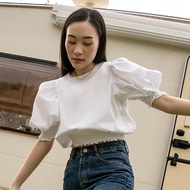 MYLAR - ECLAIR TOP  เสื้อสม็อกเอว สม็อกแขน ดีเทลแขนพอง